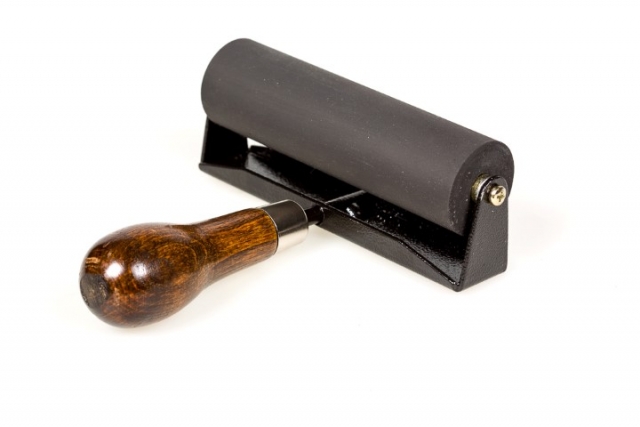 Rubber ink-roller. Diameter 40mm. Length 140mm