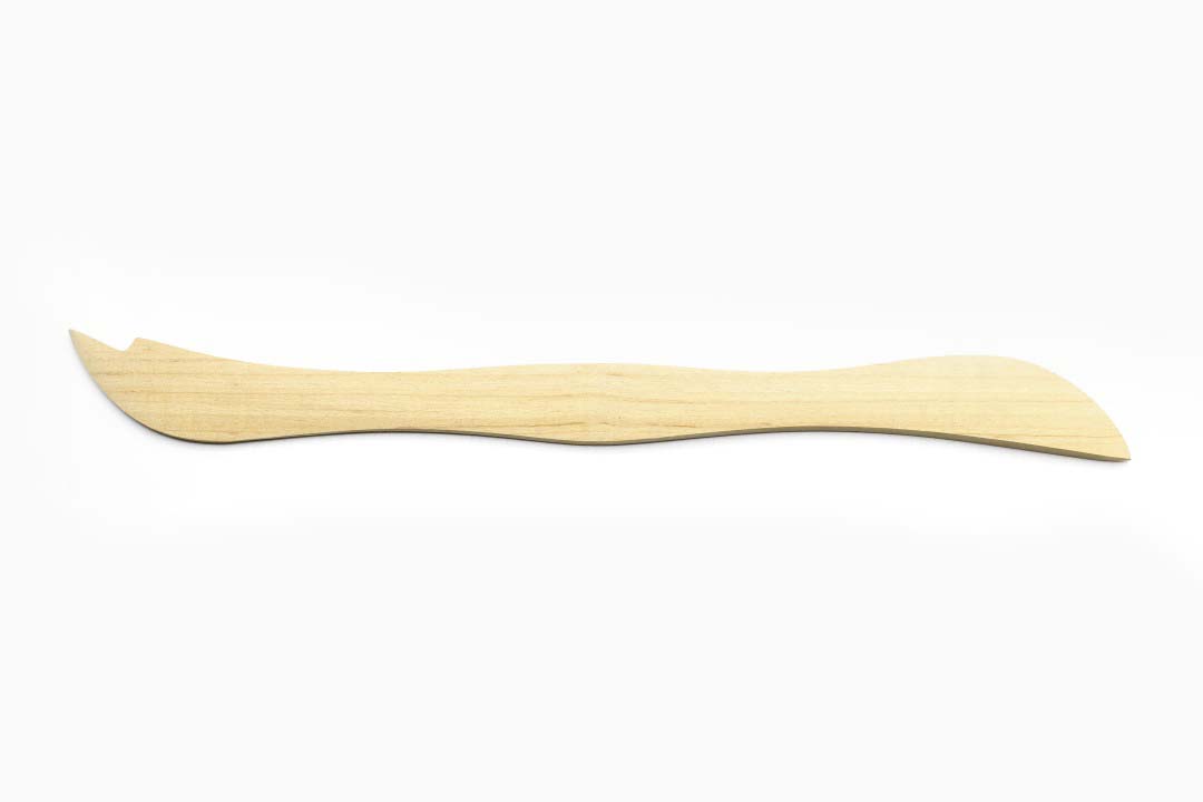 Palillo de madera  para modelar barro de 200 mm de longitud